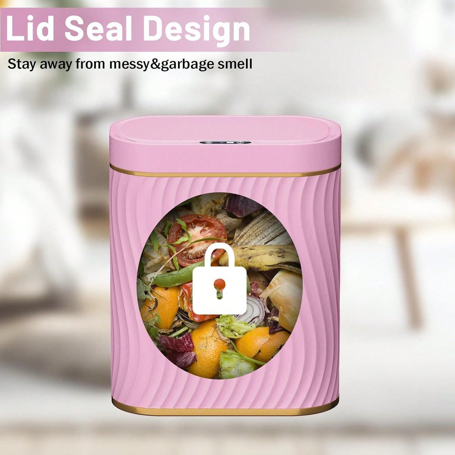 سلة مهملات ذكية بمستشعر حركة،  - مراجعة Commercial Kitchen Bin وسعره