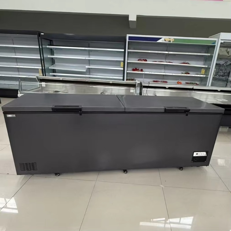 فريزر أفقي ذو بابين للاستخدام  - مراجعة Commercial Chest Freezer وسعره