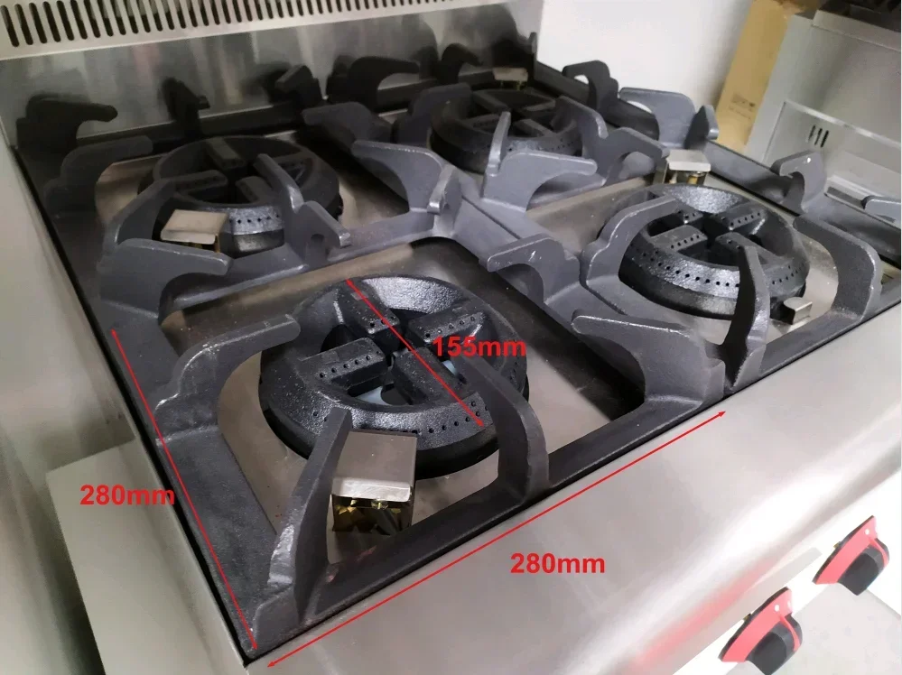 معدات مطبخ تجارية من الفولاذ ا - مراجعة Range Commercial Kitchen وسعره